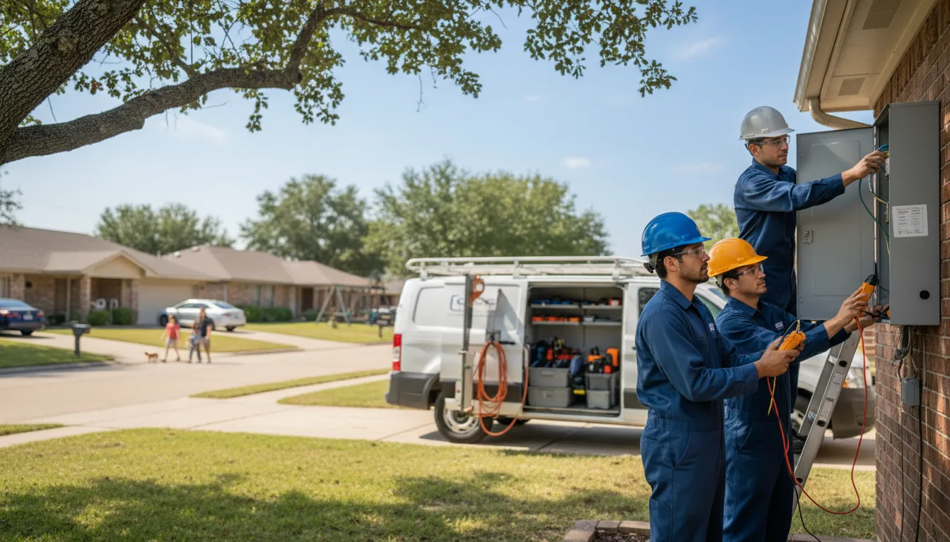 Certified electrician providing emergency electrical services in Diamond, MO